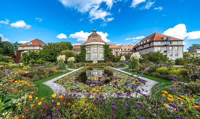 Schulklasse im Botanischen Garten München