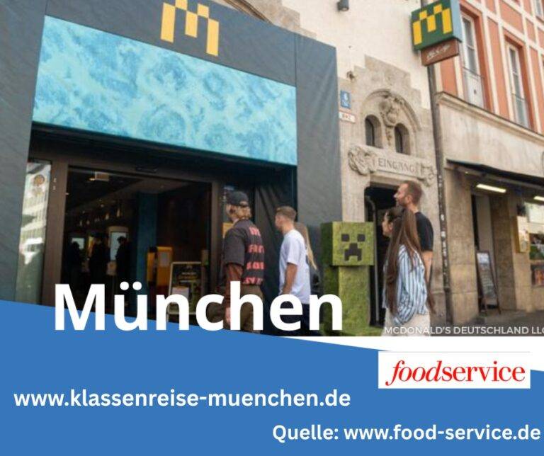 Ein MC Donalds Restaurant sieht aus wie in der Minecraft Welt